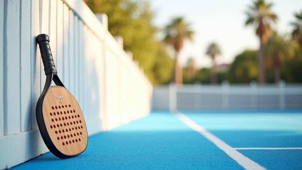Match de padel en tournoi avec public et éclairage de compétition